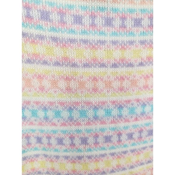 Vtg. Jolie New York Women's Sz. M Pastel Crew Neck Sweater - Picture 6 of 6
